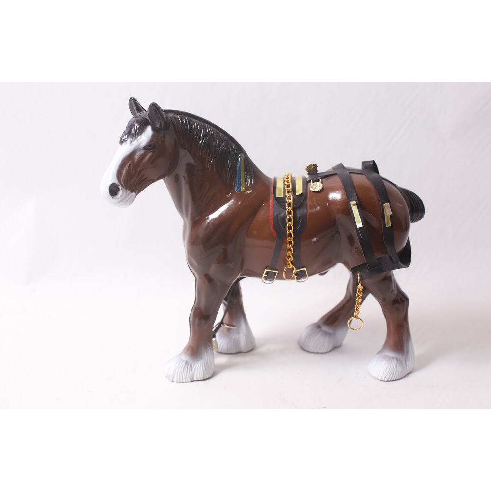 Vintage Melba Ware Clydesdale Horse Figure Porcelain Decor ~ 260420-WH 1087